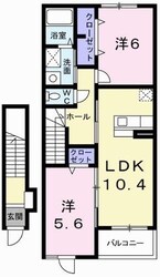 ハーモニーＣの物件間取画像